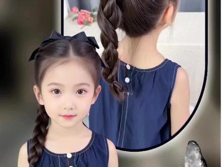 春天出去玩就这样扎 #做个美美的小公主#儿童编发#编发最美 #女童编发#动感卡点☀️阳光女孩