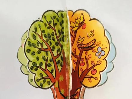 立体四季树
和孩子一起做起来,讲起来
#四季树 #手工 #故事