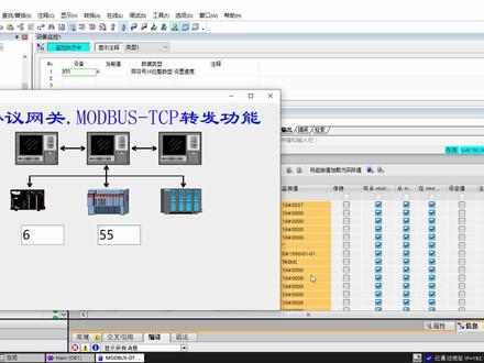 MODBUS-TCP转发功能 #PLC通讯协议 #S7协议 #SCADA #上位机 #工控