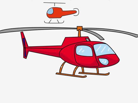 教你画简单好看的直升飞机简笔画 #儿童简笔画 #儿童简笔画教程大全 #亲子互动 #零基础学画画