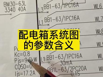 配电箱系统各参数的意义 #电力知识 #电工知识 #电力检测 #电力试验 #电力施工