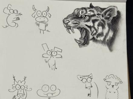 全网最公平的十二生肖#十二生肖 #老虎 #瞎画 #不喜勿喷 #画画过程