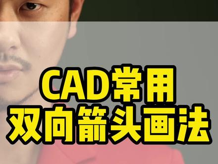 你们知道CAD双向箭头怎么画吗?看好了!干货满满!!
#cad教程#CAD零基础 #室内设计#知识分享