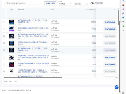 OZON跨境电商电子产品笔记本风扇类目的数据 #ozon #Ozon #OZON #跨境电商