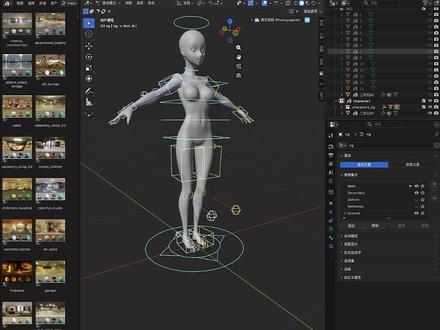 Blender资产库的导入设置 一旦选错,会丢失贴图。一句话概括:「关联随源,追加复制,打包带走」#Blender #blender教程 #blender3d #Blender资产库
