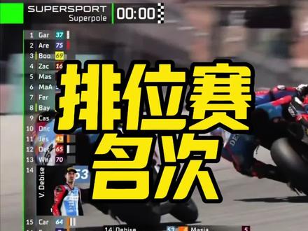 WSBK排位赛 WSBK西班牙阿拉贡站排位赛,德比斯如何从第14名一跃成为第一名,并最终锁定第二名?排位赛的排名规则究竟是什么?#张雪机车 #张雪的机车 #张雪820rr #张雪500rr #WSBK