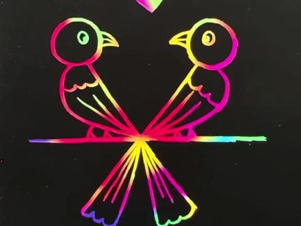 字母X画小鸟,学会了吗?#简笔画 #一起学画画