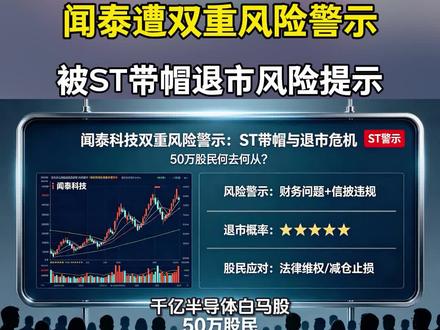 千亿半导体巨头突发暴雷!被带帽ST,退市风险提示。#闻泰科技 #安世半导体 #财务报表 #涨知识