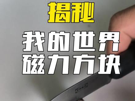 我的世界磁力方块内部揭秘#我的世界 #玩具