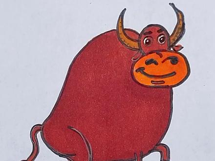 大水牛#简笔画#简笔画教程#幼儿简笔画#儿童简笔画#一学就会的简笔画