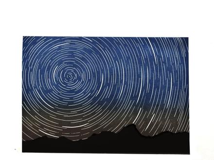 愿考生都是那闪亮的星 #版画 #版画制作 #版画大师兄