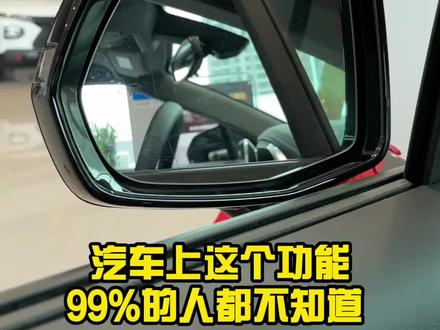 超简单的后视镜调整方法,十秒就会@抖音小助手 @抖音汽车#每天一个用车知识