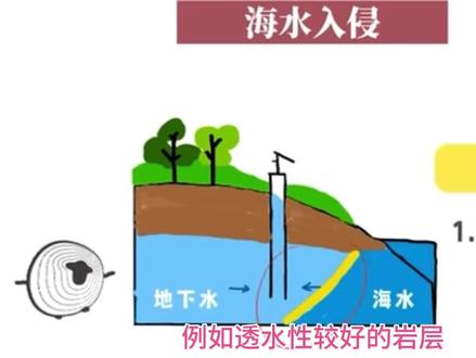 海侵、海水倒灌、海水入侵、海水顶托 #地理 #高考 #一轮 #二轮 #提分 #模板 #上岸 #笔记