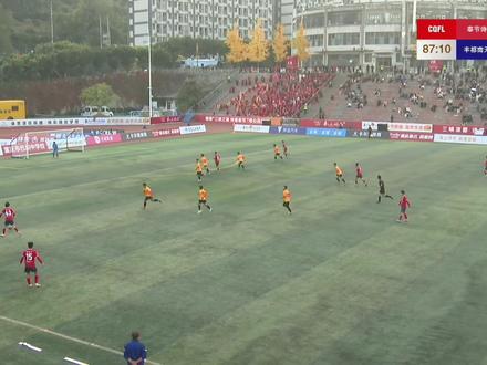 第87分钟,丰都42号杨友浩破门,奉节0:3丰都#2025重庆城市足球超级联赛 #渝超来了 #渝超联赛