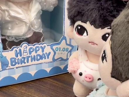 你就是传说来自天堂的魔鬼~ #王橹杰生日娃娃 #豚馒 #向全世界安利棉花娃娃 #丑娃娃 #难看