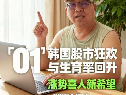 韩国股市狂欢与生育率回升#韩国股市#生育率#资本市场#社会问