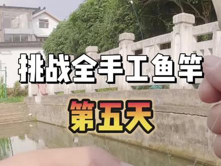 自制鱼竿2.0,没有剪铅皮,瓜子鲫给口几乎看不出来#原来钓鱼才是抖音运动顶流 #2023dou来钓鱼