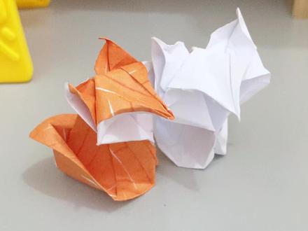 折一只涂山家的小狐狸,让夭璟好好谈恋爱,别虐了#一学就会系列 #折纸 #手工diy #制作过程 #学会快去试试吧🔥