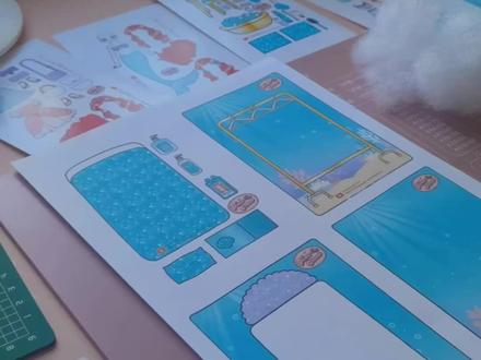 #自制安静书 #女孩玩具 #手帐er手帐日常 #手工diy #美人鱼安静书 终于知道为什么叫安静书了,一弄几个小时安安静静😄