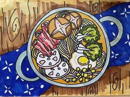 吃到时间到啦!来一碗香香的面条吧!
#零基础学画画 #一起学画画 #儿童简笔画 #简笔画教程 #儿童学画画 #少儿美术教育