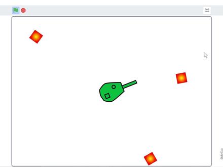 scratch编程基础入门教程07:炮塔防御 #少儿编程 #scratch #scratch教程