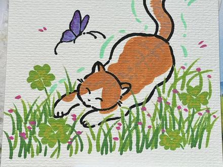 💖谁懂啊!这只小猫的慵懒感也太治愈了吧!附保姆级教程~ 好多宝子问我,丙烯马克笔怎么叠色才不脏?今天这幅画,我就把叠色技巧毫无保留地分享给你们啦!画这只小橘猫的时候,我先铺了一层浅橘色的底色,等它干了之后,再顺着毛发的方向,用深一点的橘色轻轻叠上第二层,这样画出来的毛流感特别自然,而且不会脏;草地也是,先铺浅绿,再用深绿叠出草的阴影,层次感一下子就出来了!画这幅画的时候,我真的超投入,连小猫的表情都画得笑眯眯的,就是想把这种治愈的感觉传递给你们~
全程教程从线稿到叠色,每一步都讲得清清楚楚,宝子们跟着学,一定能画出超惊艳的效果!
#画画 #画画教程 #一起学画画 #学画画 #慕多星丙烯马克笔