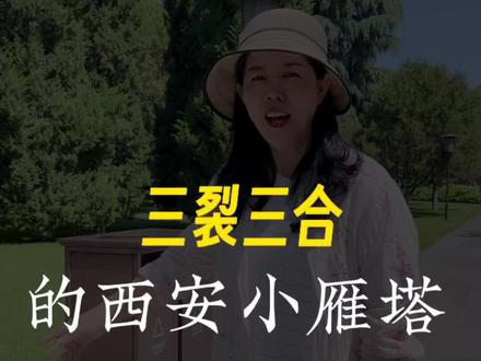 西安小雁塔,堪称塔中奇迹,三次被地震震开又合拢了,这是为什么呢?快来看。#大好河山一起打卡 #西安 #小雁塔#寻美中国
