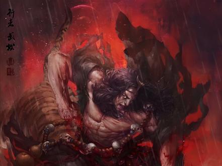 犹如天上降魔主 真是人间太岁神#行者武松