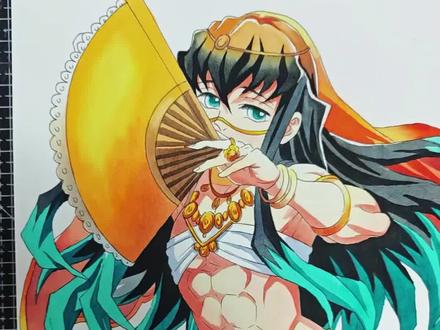 挑战粉丝发啥我画啥之《时透无一郎》 #手绘#水彩#粉丝发啥我画啥#青年创作者成长计划