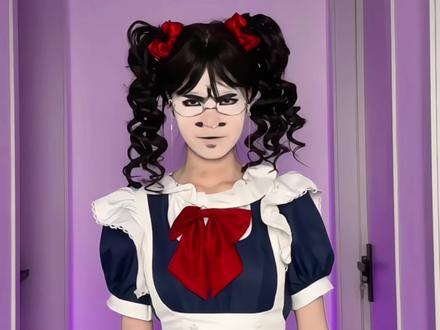 可爱的牛牛仿妆,妆教来喽#妆教 #牛牛仿妆