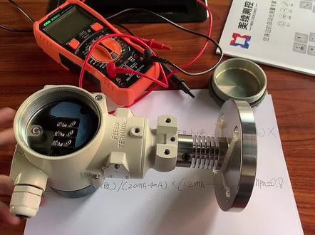 (量程上限-量程下限)÷(信号上限-信号下限)X(实际信号-信号下限)+量程下限 记住这个公式#变送器