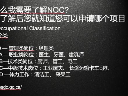 为啥我需要了解NOC?#资料 #出国留学