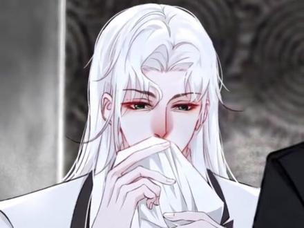 白发的姑父绝美啊…#双男主漫画 #心动的声音徐湫林洲彦