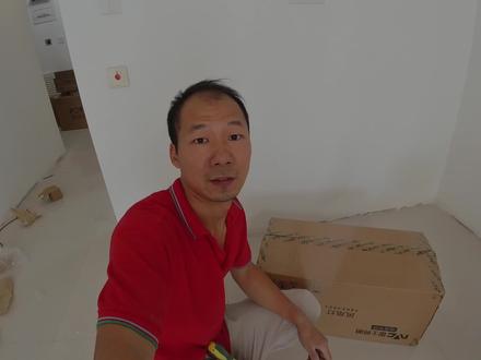 安装雷士风扇灯,带正反转,冬夏可用,看看效果怎么样? #安装灯 #家装水 #水电安装