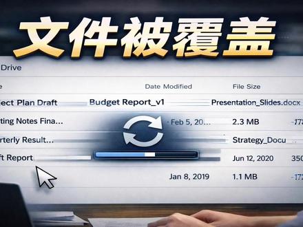 你开着云盘自动同步,其实在悄悄覆盖本地文件 #云盘 #自动同步 #数据安全 #文件 #数字安全观