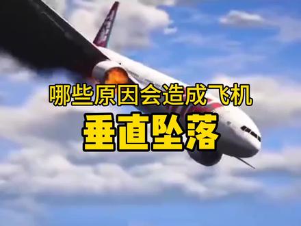 哪些原因会造成飞机垂直坠落#航空科普 #涨知识