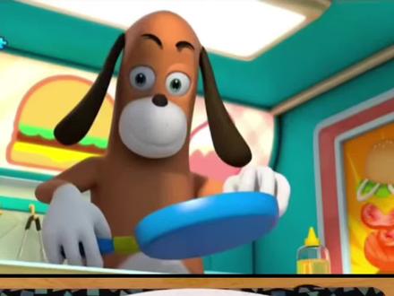 美味的大汉堡#动漫美食还原 #宝宝巴士#大汉堡