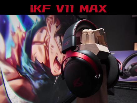 超好用头戴电竞耳机,iKF V11 MAX #耳机 #头戴式耳机 #游戏耳机 #ikf电竞耳机 #ikfv11max