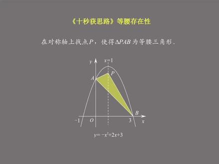 1分钟教会你压轴题#初中数学解题技巧 #数学技能包 #数学几何问题教学 #这数学题有点烫手 #家长收藏孩子受益