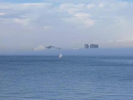 海市蜃楼的原型到底是什么? #海市蜃楼 #地理 #大自然 #秦皇岛 #意大利