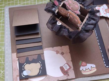 教程|瀑布卡机关#给爱的人做一本立体书 #一学就会系列 #立体书机关 #教程