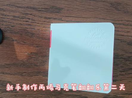 #丙烯马克笔绘画 #翻翻乐 新手制作丙烯马克笔翻翻乐第二天,今天有没有进步一点点
笔:掌握直液式丙烯马克笔
临摹来自@无聊的圆脸君🐽(画画ing)