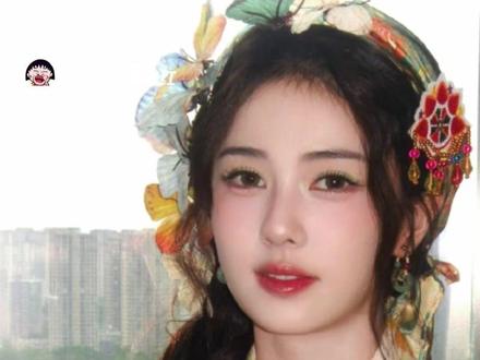 白鹿孟子义奔跑吧簪花造型#奔跑吧 #白鹿 #孟子义