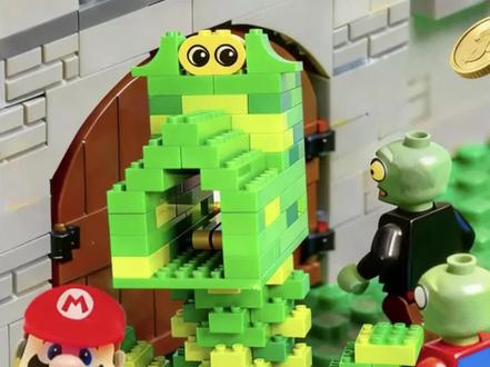 僵尸大军🧟来袭,看我用乐高搭建豌豆射手打败它们吧!下次搭建啥?食人花、雪花豌豆还是樱桃炸弹💣#乐高moc #植物大战僵尸 #乐高积木搭建 #乐高大颗粒 #乐高游戏