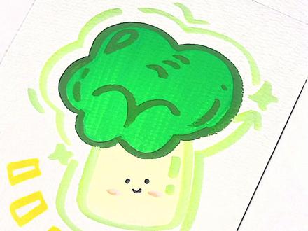 挑战100天画画打卡|福气满西兰花🥦
#治愈系 #亲子 #线上美术课 #蔬菜如何画 #沉浸式