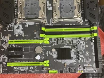 #搬砖主机#x99主板 今天测评一下昂讯的主板,双路的8加8项供电