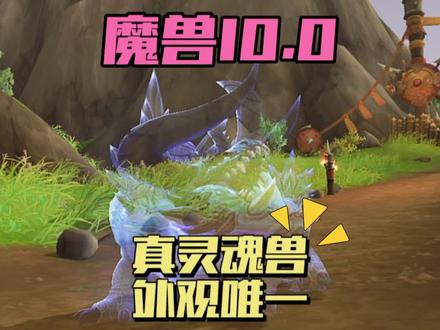 【魔兽10.0巨龙群岛】不可错过的新灵魂兽:血咽,体型极大(但不挡视野),外观酷炫十足!#魔兽世界 #怀旧游戏 #游戏日常 #宠物 #游戏