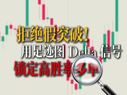 拒绝假突破用足迹图Delta信号锁定高胜率多单 #德湃#订单流#交易室#投资有风险理财需谨慎#职业交易员