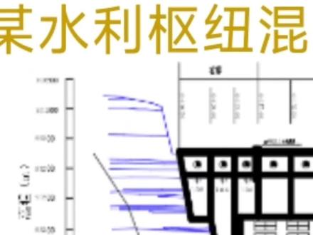 某水利枢纽混凝土宽缝重力坝方案设计采用宽缝结构以降低扬压力并节约工程量,坝体由多个坝段组成,各坝段间设置1.5-2.5m宽缝并后期回填混凝土。设计综合考虑了坝体应力分布、抗滑稳定及温度控制要求,通过优化坝体断面(上游面垂直或稍倾斜,下游面坡度1:0.7-1:0.8)确保在静水压力、泥沙荷载及地震工况下的稳定性。宽缝设计增强了坝体整体性,同时便于分期施工和散热,配套设置廊道系统用于排水和监测,并采用分缝分块浇筑、预冷骨料等措施控制温度裂缝,满足混凝土强度(C15-C25)、抗渗(W6-W8)及抗冻(F100-F200)等指标要求。#水利枢纽 #重力坝 #混泥土 #宽缝重力坝 #某水利枢纽混凝土宽缝重力坝方案设计