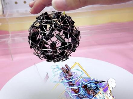 当你意识到它是个铁球:完美的黄金回旋
#手工DIY #完美的黄金回旋 #燕尾夹